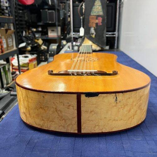 Vintage R Wilkinson Custom Made 12-String Classical Baroque Guitar with Case Made for Rod Stucky - Image 21