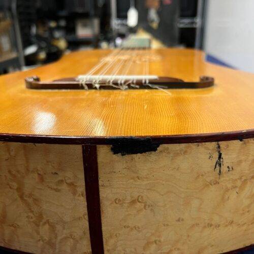 Vintage R Wilkinson Custom Made 12-String Classical Baroque Guitar with Case Made for Rod Stucky - Image 22