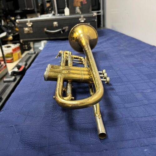 Vintage Couesnon Paris Bb Trumpet with Original Case Just Serviced Made in France #2 - Image 14