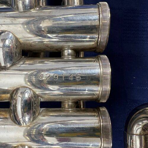 Used Yamaha YEP 202M Silver Marching Bb Euphonium with Case Made in Japan - Image 18