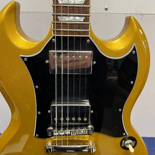 Used Epiphone SG Traditional Pro Metallic Gold Electric Guitar 2021 - Image 10