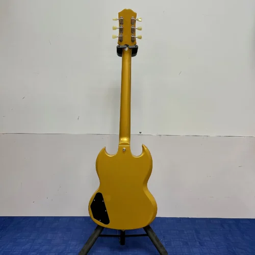 Used Epiphone SG Traditional Pro Metallic Gold Electric Guitar 2021 - Image 13