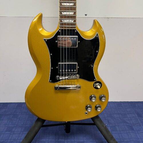Used Epiphone SG Traditional Pro Metallic Gold Electric Guitar 2021 - Image 9