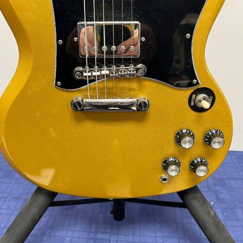Used Epiphone SG Traditional Pro Metallic Gold Electric Guitar 2021 - Image 8