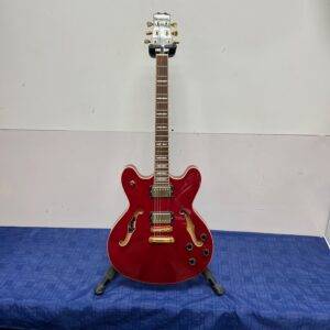 Used Peavey JF-1 Hollowbody Electric Guitar Transparent Red