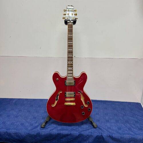 Used Peavey JF-1 Hollowbody Electric Guitar Transparent Red