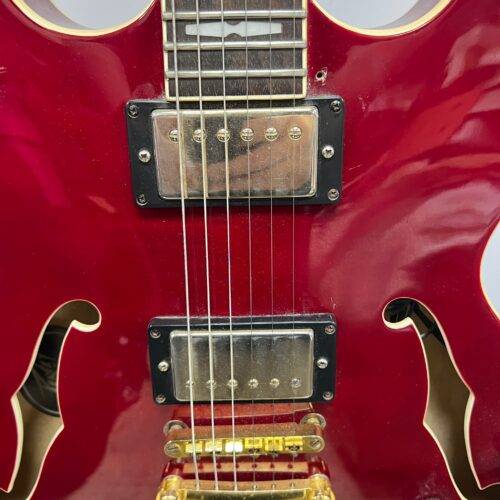 Used Peavey JF-1 Hollowbody Electric Guitar Transparent Red - Image 8