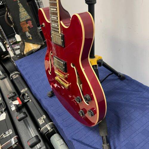Used Peavey JF-1 Hollowbody Electric Guitar Transparent Red - Image 12