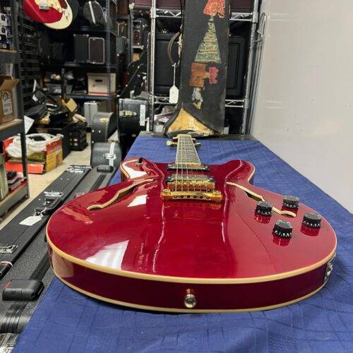 Used Peavey JF-1 Hollowbody Electric Guitar Transparent Red - Image 25