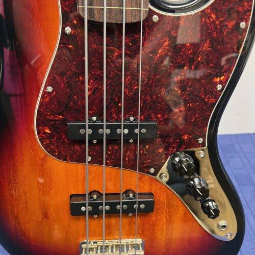 Used Squier Classic Vibe 60's Fretless 4-String Electric Bass Guitar 3-Color Sunburst Laurel Fretboard 2020 - Image 7