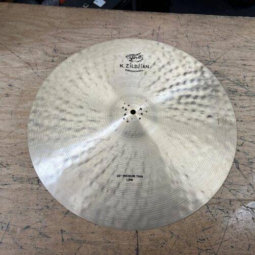 Used Zildjian K Constantinople 20" Medium Thin Low Ride Cymbal 1817 Grams K1113