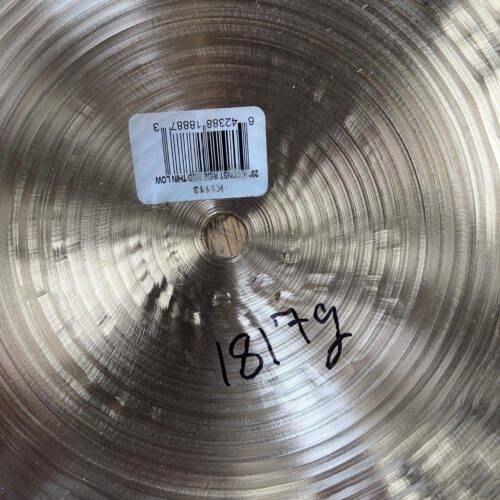Used Zildjian K Constantinople 20" Medium Thin Low Ride Cymbal 1817 Grams K1113 - Image 8