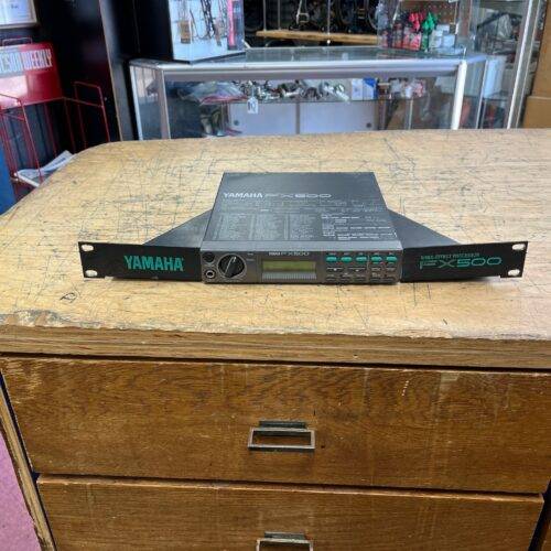 Used Yamaha FX500 SIMUL-EFFECT PROCESSOR Multi Guitar Effect Rack Unit with AC Adapter & Manual - Image 2