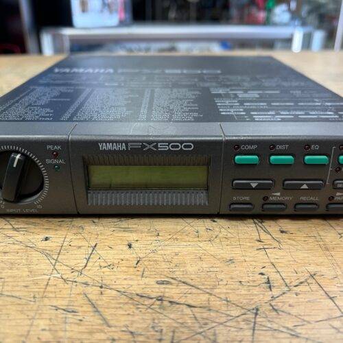 Used Yamaha FX500 SIMUL-EFFECT PROCESSOR Multi Guitar Effect Rack Unit with AC Adapter & Manual - Image 4