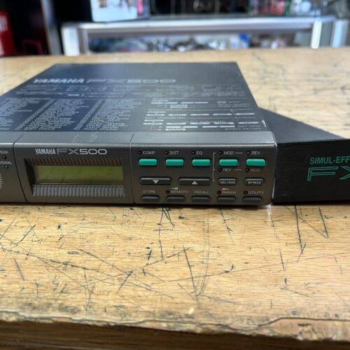 Used Yamaha FX500 SIMUL-EFFECT PROCESSOR Multi Guitar Effect Rack Unit with AC Adapter & Manual - Image 5