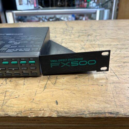Used Yamaha FX500 SIMUL-EFFECT PROCESSOR Multi Guitar Effect Rack Unit with AC Adapter & Manual - Image 6