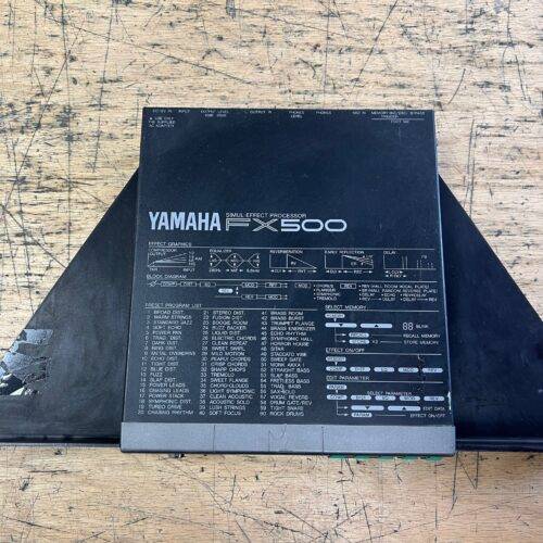 Used Yamaha FX500 SIMUL-EFFECT PROCESSOR Multi Guitar Effect Rack Unit with AC Adapter & Manual - Image 8