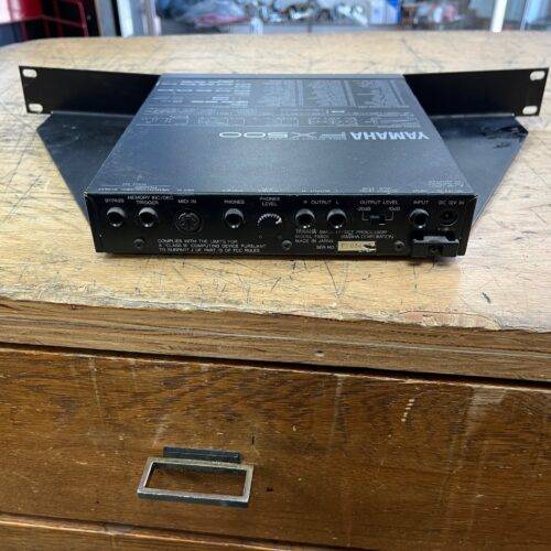 Used Yamaha FX500 SIMUL-EFFECT PROCESSOR Multi Guitar Effect Rack Unit with AC Adapter & Manual - Image 9