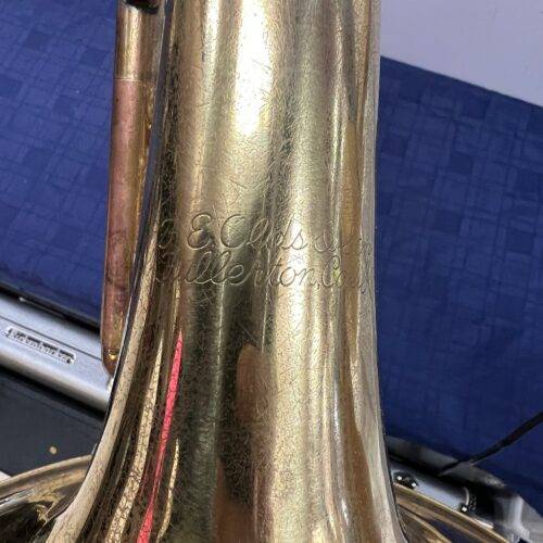 Vintage Olds Fullerton Marching Bb Mellophone with Original Case 1977 - Image 8