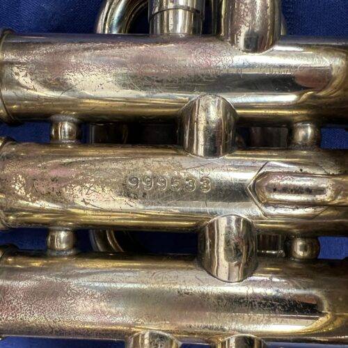 Vintage Olds Fullerton Marching Bb Mellophone with Original Case 1977 - Image 14