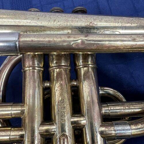 Vintage Olds Fullerton Marching Bb Mellophone with Original Case 1977 - Image 15
