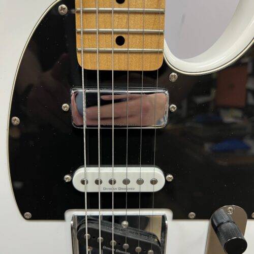 Used Squier Vintage Modified Nashville Tele Telecaster Electric Guitar 2008 White Brent Mason Style SSH - Image 8