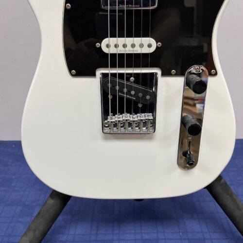 Used Squier Vintage Modified Nashville Tele Telecaster Electric Guitar 2008 White Brent Mason Style SSH - Image 9