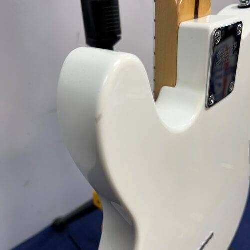 Used Squier Vintage Modified Nashville Tele Telecaster Electric Guitar 2008 White Brent Mason Style SSH - Image 21