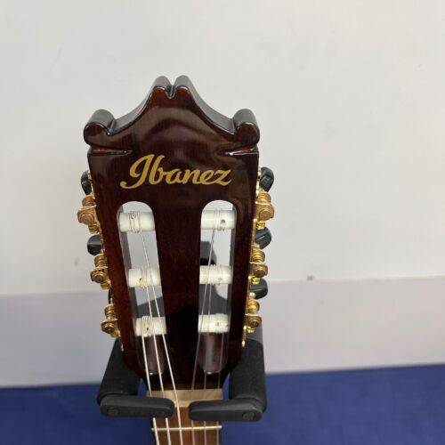 Used Ibanez GA35TCE Thinline Acoustic Electric Classical Guitar Dark Violin Burst - Image 2