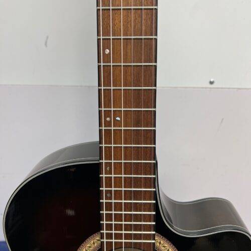 Used Ibanez GA35TCE Thinline Acoustic Electric Classical Guitar Dark Violin Burst - Image 6