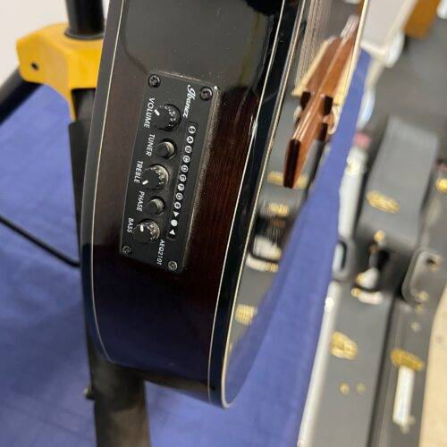 Used Ibanez GA35TCE Thinline Acoustic Electric Classical Guitar Dark Violin Burst - Image 12