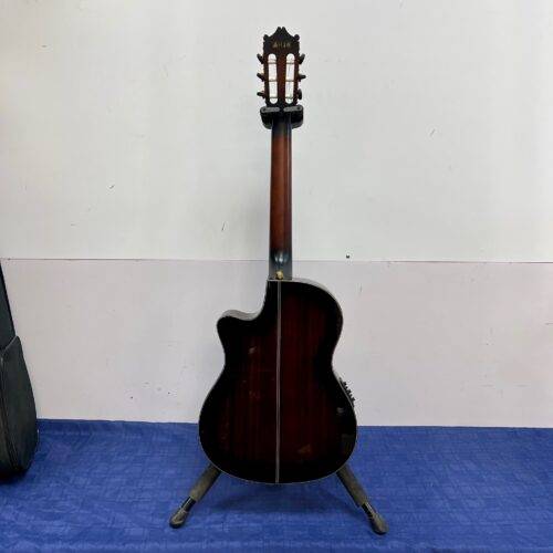 Used Ibanez GA35TCE Thinline Acoustic Electric Classical Guitar Dark Violin Burst - Image 14