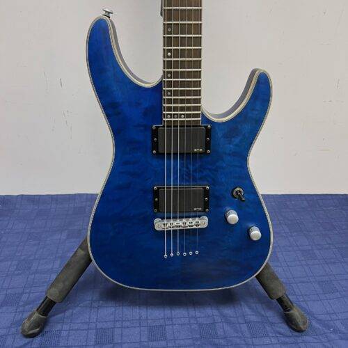Used Schecter Diamond Series C-1 Platinum Active Electric Guitar EMG Pickups - Image 7