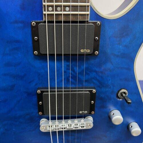 Used Schecter Diamond Series C-1 Platinum Active Electric Guitar EMG Pickups - Image 8