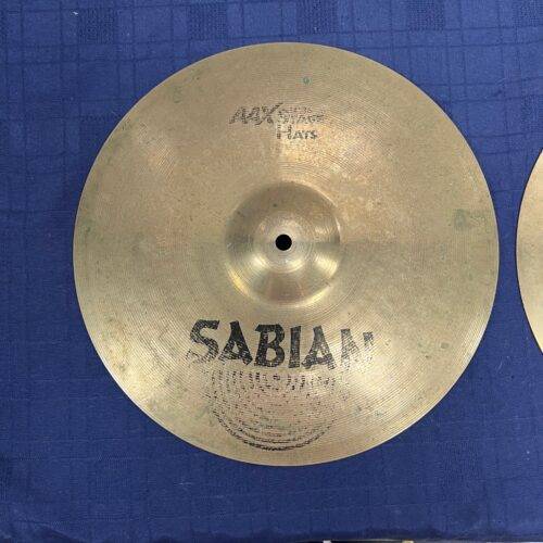 Used Sabian AAX 14" Stage Hats Hi Hat Cymbals - Image 2