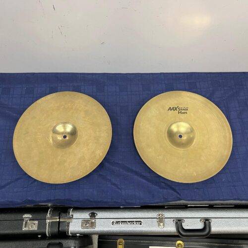 Used Sabian AAX 14" Stage Hats Hi Hat Cymbals - Image 11