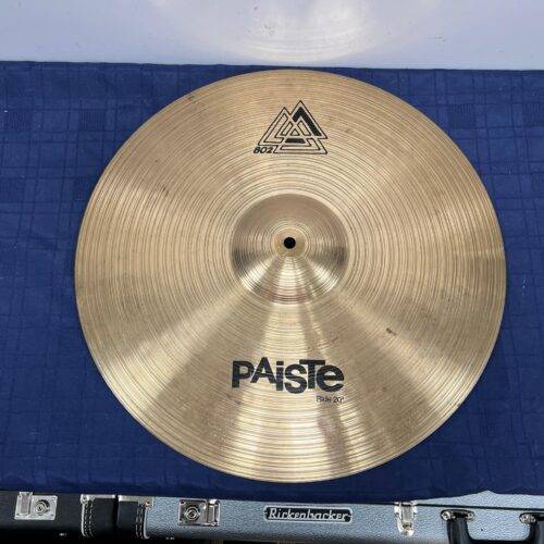 Used Paiste 802 20" Ride Cymbal 2366 grams Made in Switzerland