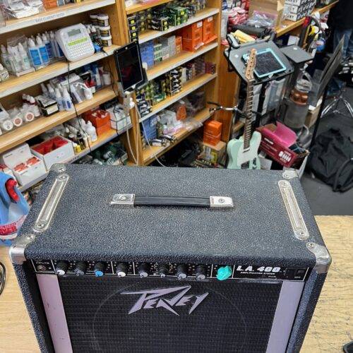 Used Peavey City Series LA 400 Guitar Amp Amplifier Black Widow Equipped with Footswitch - Image 9