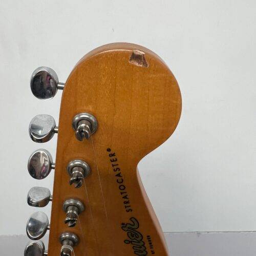 Used Squier Strat Stratocaster Electric Guitar 40th Anniversary Vintage Edition Satin Sea Foam Green - Image 4