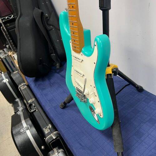 Used Squier Strat Stratocaster Electric Guitar 40th Anniversary Vintage Edition Satin Sea Foam Green - Image 11