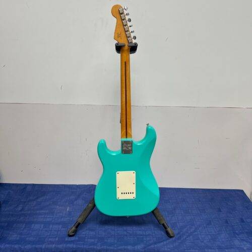 Used Squier Strat Stratocaster Electric Guitar 40th Anniversary Vintage Edition Satin Sea Foam Green - Image 12