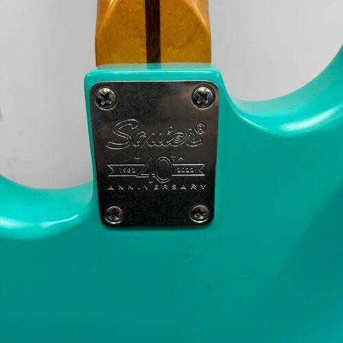 Used Squier Strat Stratocaster Electric Guitar 40th Anniversary Vintage Edition Satin Sea Foam Green - Image 19
