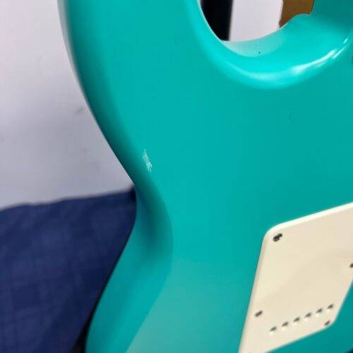Used Squier Strat Stratocaster Electric Guitar 40th Anniversary Vintage Edition Satin Sea Foam Green - Image 22