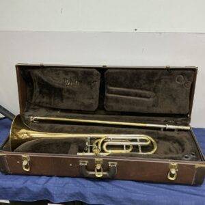 Used Bach Stradivarius 42G Professional Tenor Trombone w/ F Attachment & Model 50 Slide in Case
