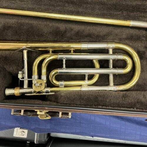 Used Bach Stradivarius 42G Professional Tenor Trombone w/ F Attachment & Model 50 Slide in Case - Image 3