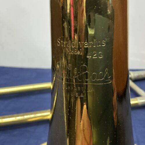 Used Bach Stradivarius 42G Professional Tenor Trombone w/ F Attachment & Model 50 Slide in Case - Image 9
