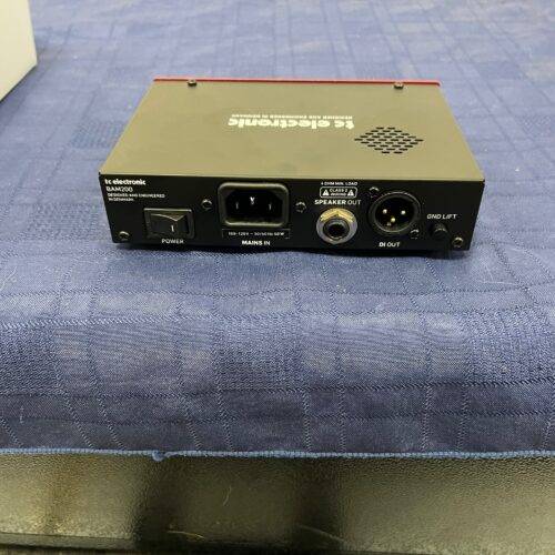 Used TC Electronic BAM200 Ultra-Compact 200 Watt Bass Head with Class-D Amp Technology in Original Box - Image 4