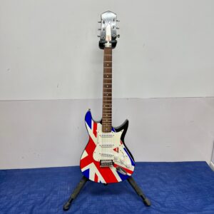 Used Bass Ale Promotional Strat Style Electric Guitar Union Jack Promo
