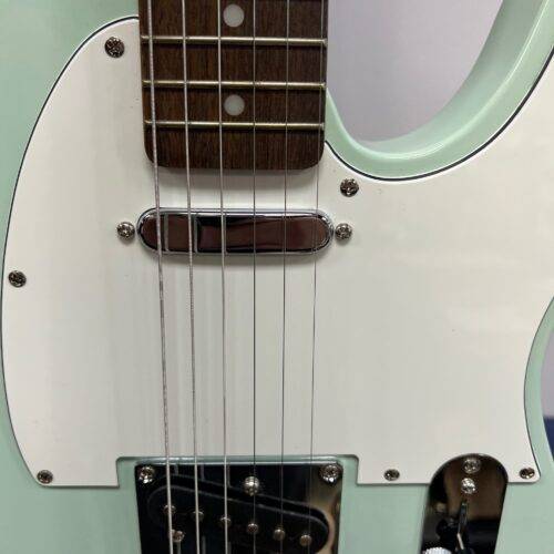 Used Squier FSR Bullet Tele Telecaster Sonic Sea Foam Green Laurel Fingerboard 2021 - Image 7