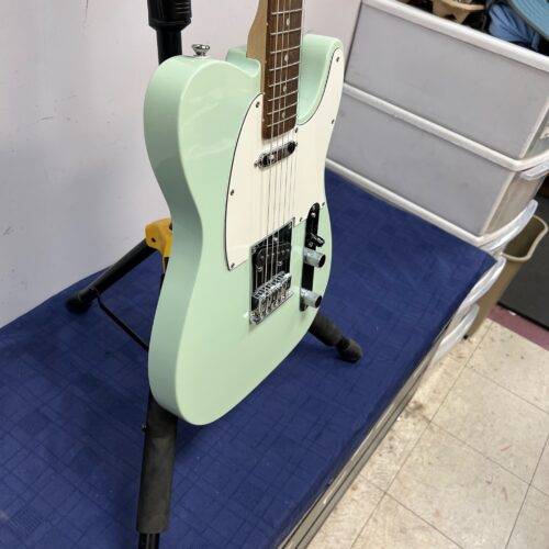 Used Squier FSR Bullet Tele Telecaster Sonic Sea Foam Green Laurel Fingerboard 2021 - Image 9